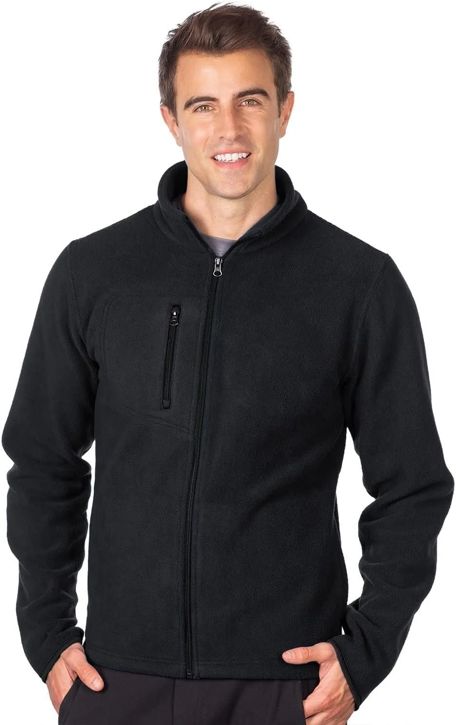 AFC Men's Heavyweight Micro Fleece Jacket Zip Up Coat 2x 3x 4x Only in 3 Colors