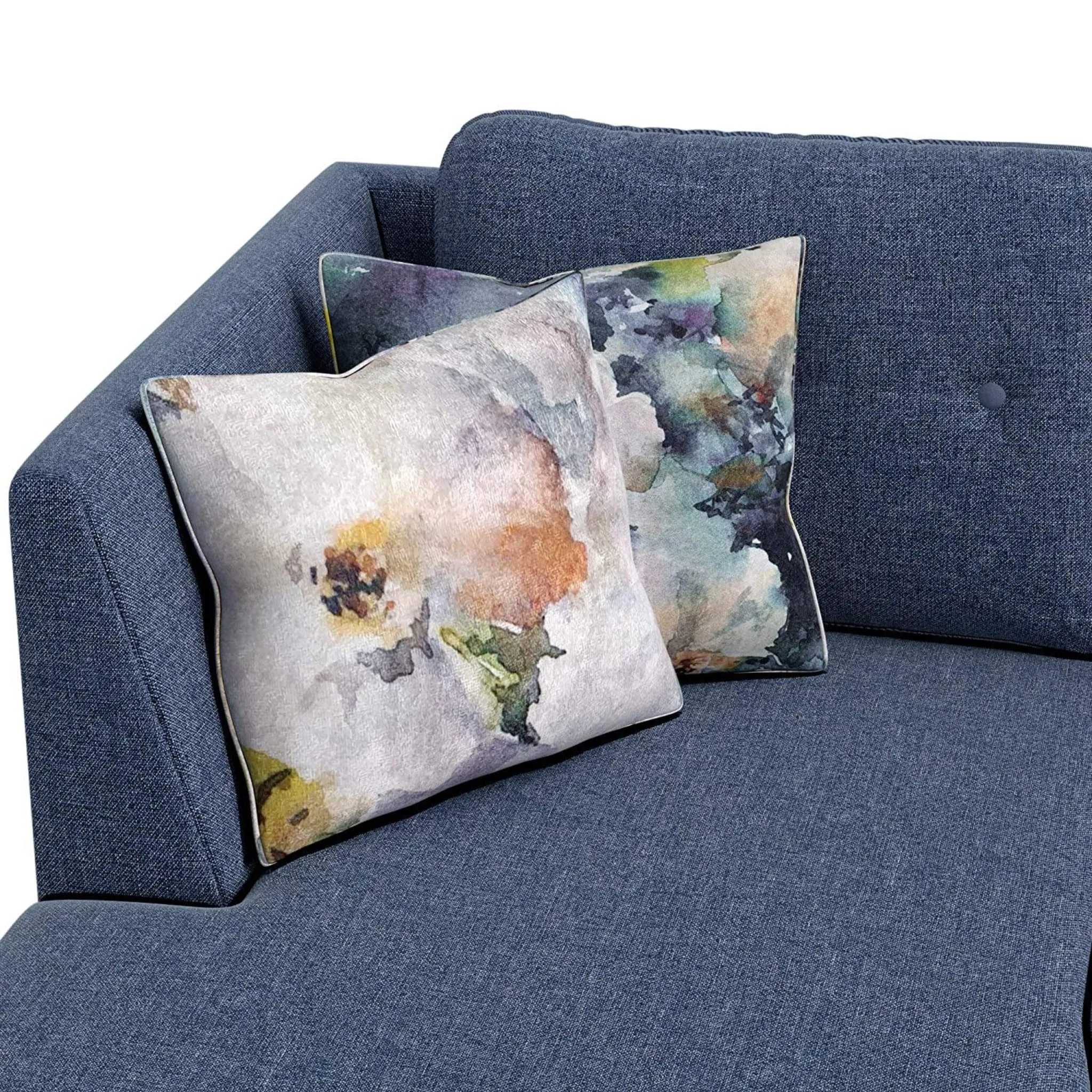 Azul 5 seater Left-Side L Shape Fabric Sofa Set