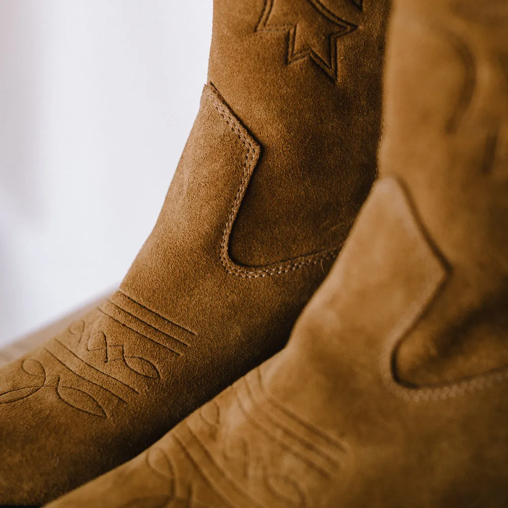 BOTA COWBOY LUIS ANTE WHISKY TACÓN 4CM