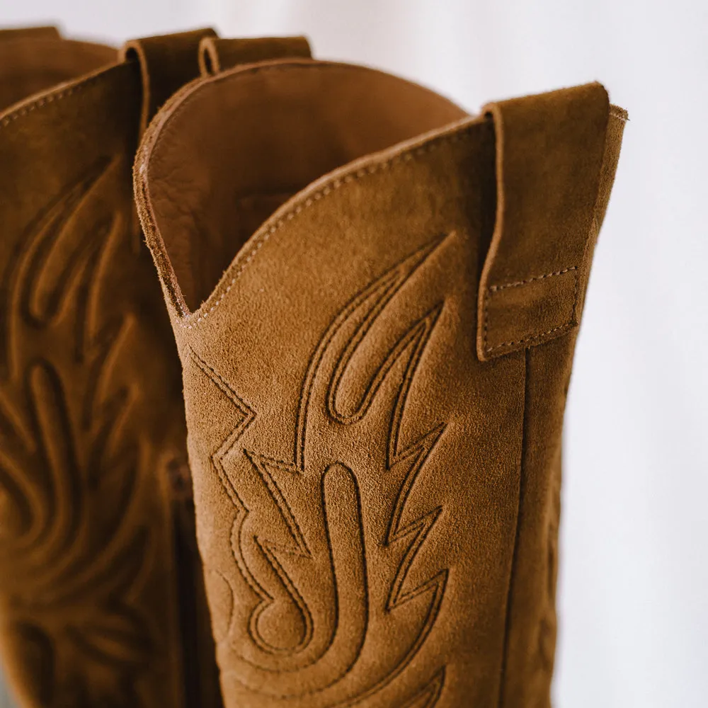 BOTA COWBOY LUIS ANTE WHISKY TACÓN 4CM