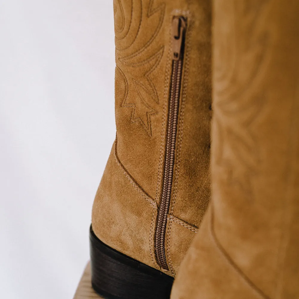 BOTA COWBOY LUIS ANTE WHISKY TACÓN 4CM