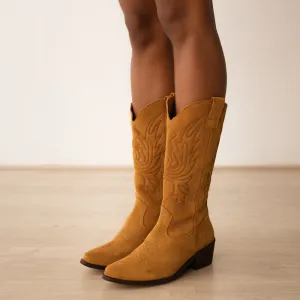 BOTA COWBOY LUIS ANTE WHISKY TACÓN 4CM