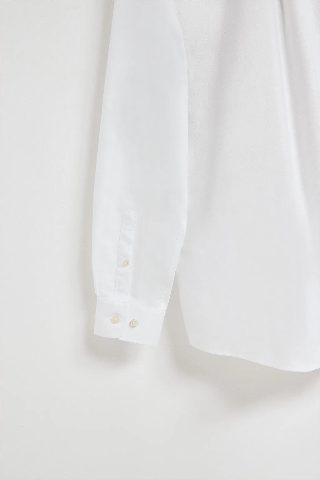 Camisa lisa oxford blanca con logo bordado Polo Club