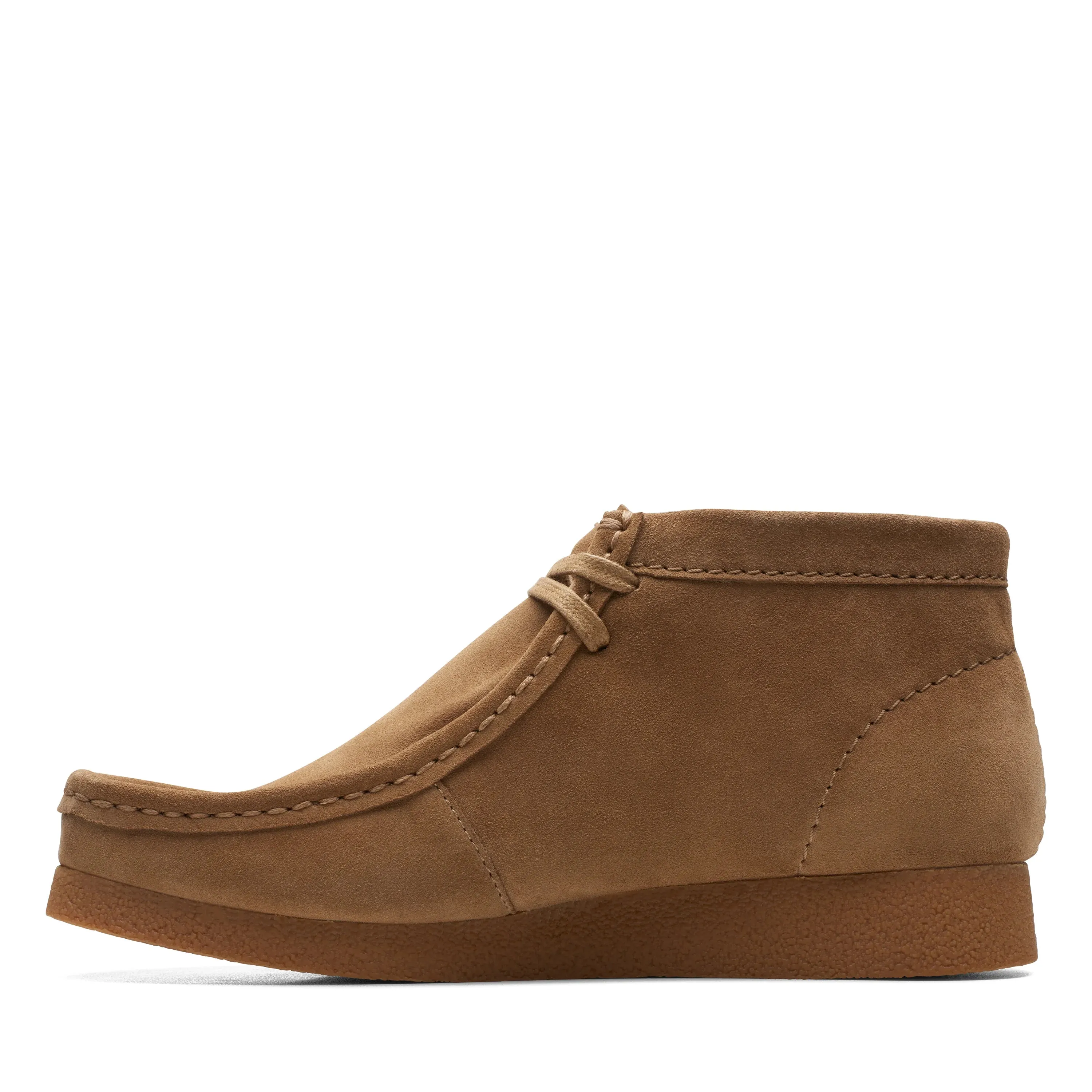 CLARKS | BOTAS HOMBRE | WALLABEE EVO BOOT DARK SAND SUEDE | BEIGE