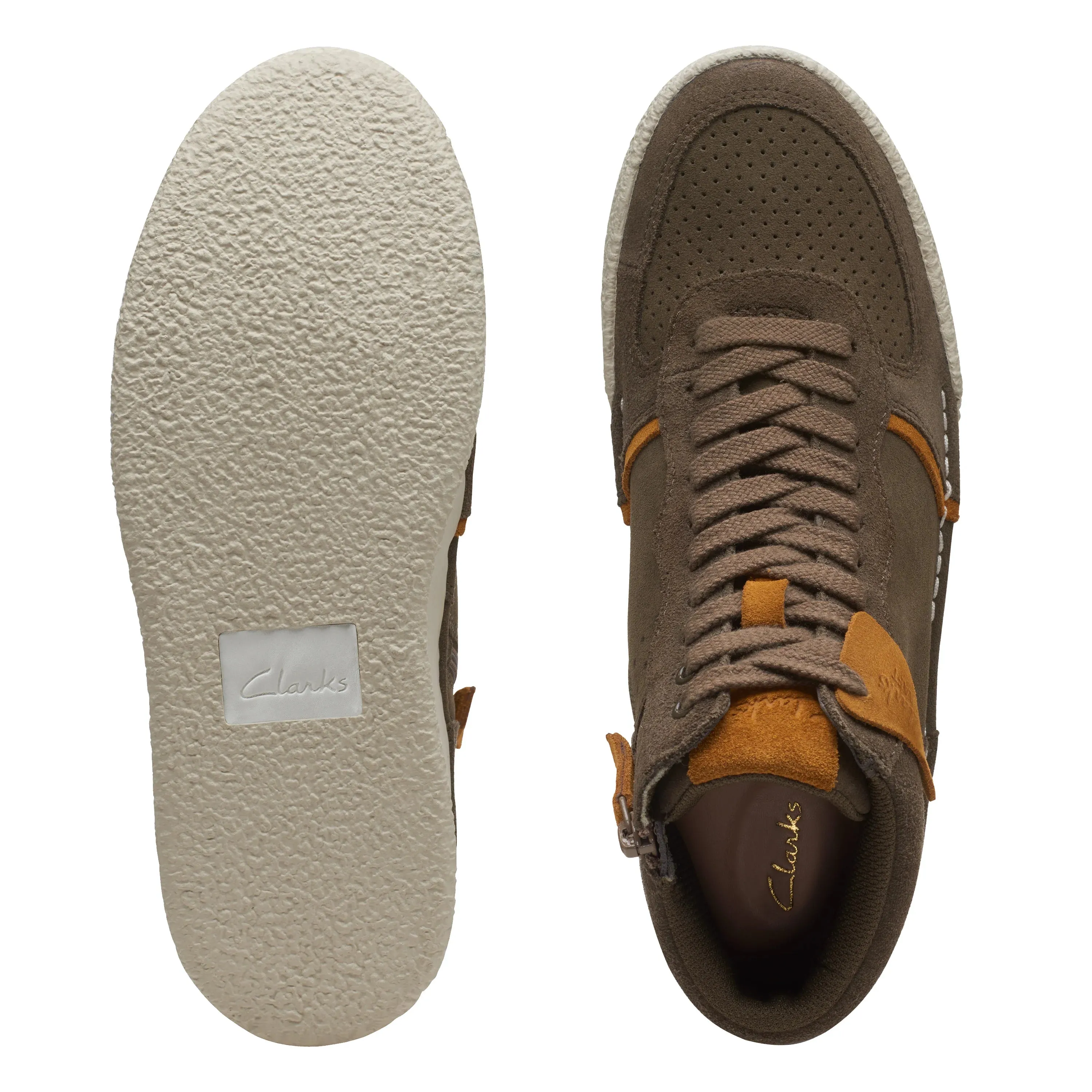 CLARKS | BOTAS MUJER | CRAFTCUP MID OLIVE COMBI | VERDE