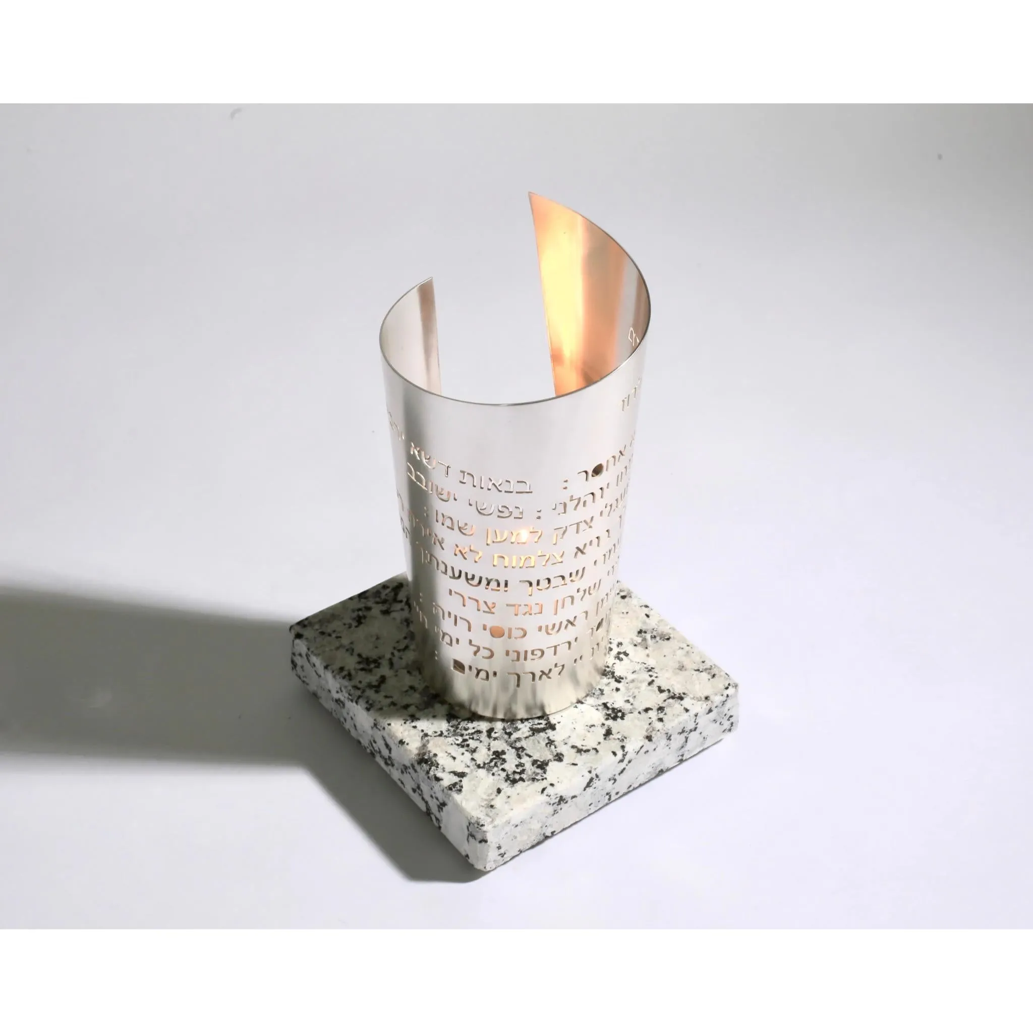 Conical Yahrzeit Memorial Candle By Michael Feldman