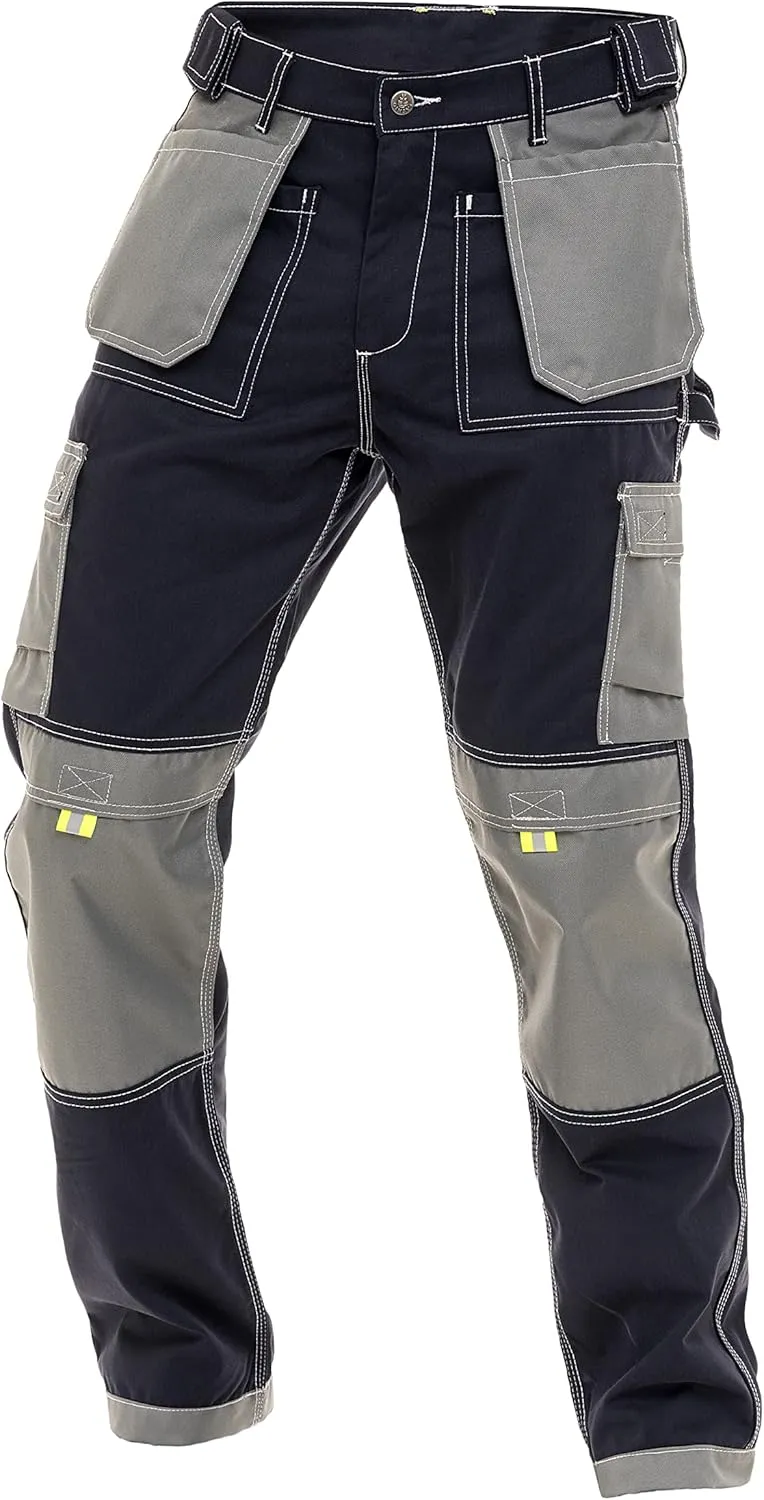 FASHIO FF Construction Pants for Men Cargo Tactical Work Pants with Knee Pad Pockets
