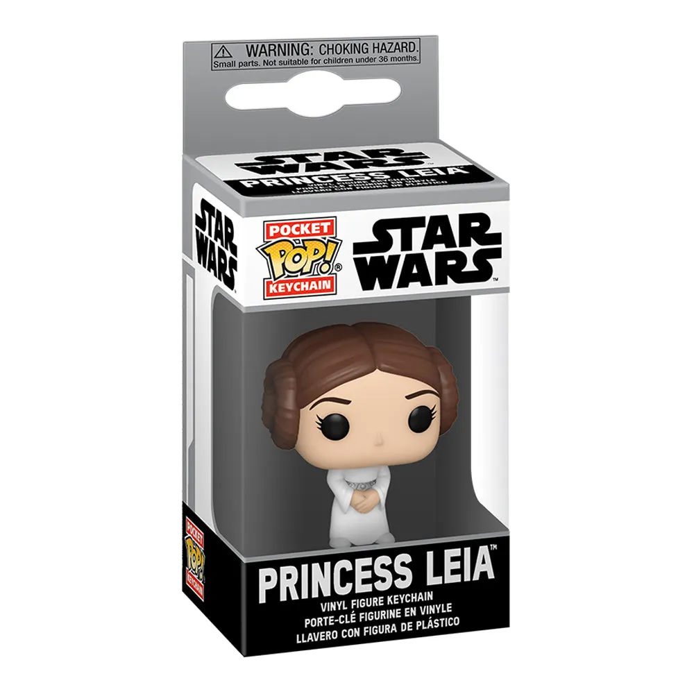 Funko Pop Keychain: Star Wars Clasicos - Princesa Leia Llavero