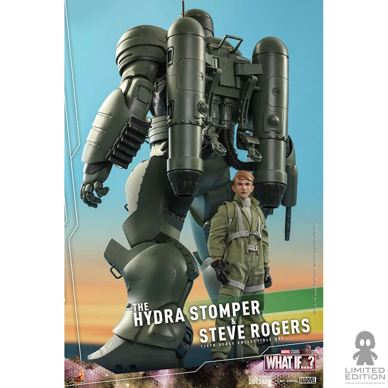 Hot Toys Figura Articulada The Hydra Stomper & Steve Rogers Escala 1:6 What If…? By Marvel - Limited Edition