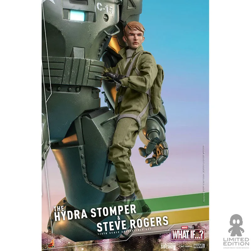 Hot Toys Figura Articulada The Hydra Stomper & Steve Rogers Escala 1:6 What If…? By Marvel - Limited Edition