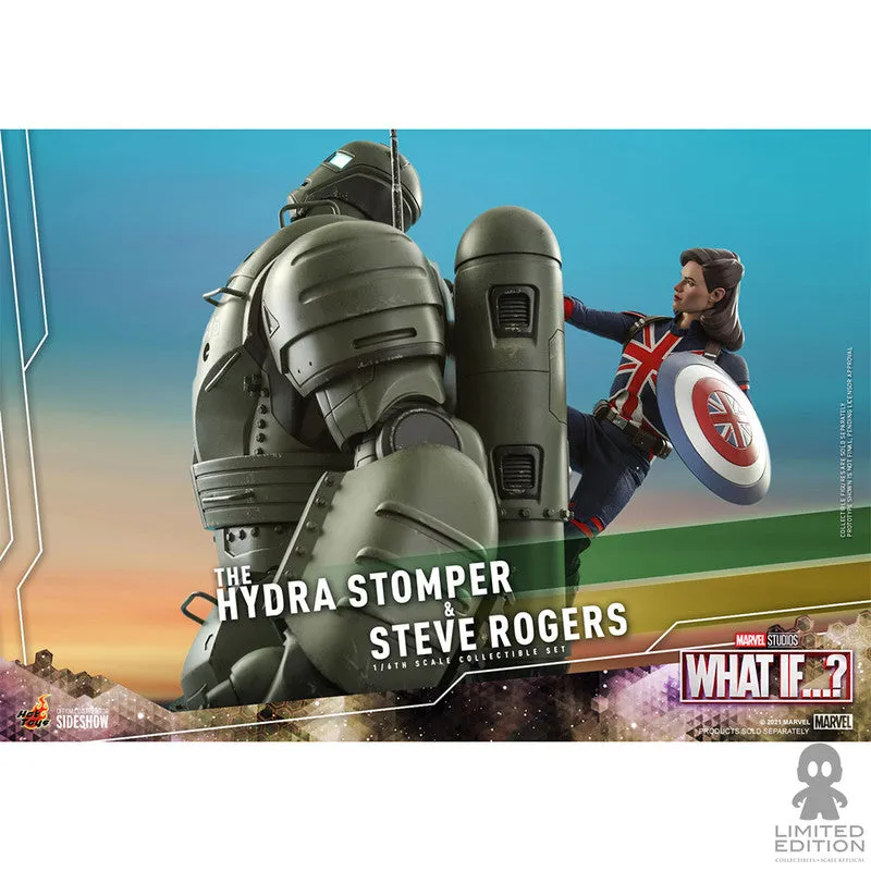 Hot Toys Figura Articulada The Hydra Stomper & Steve Rogers Escala 1:6 What If…? By Marvel - Limited Edition