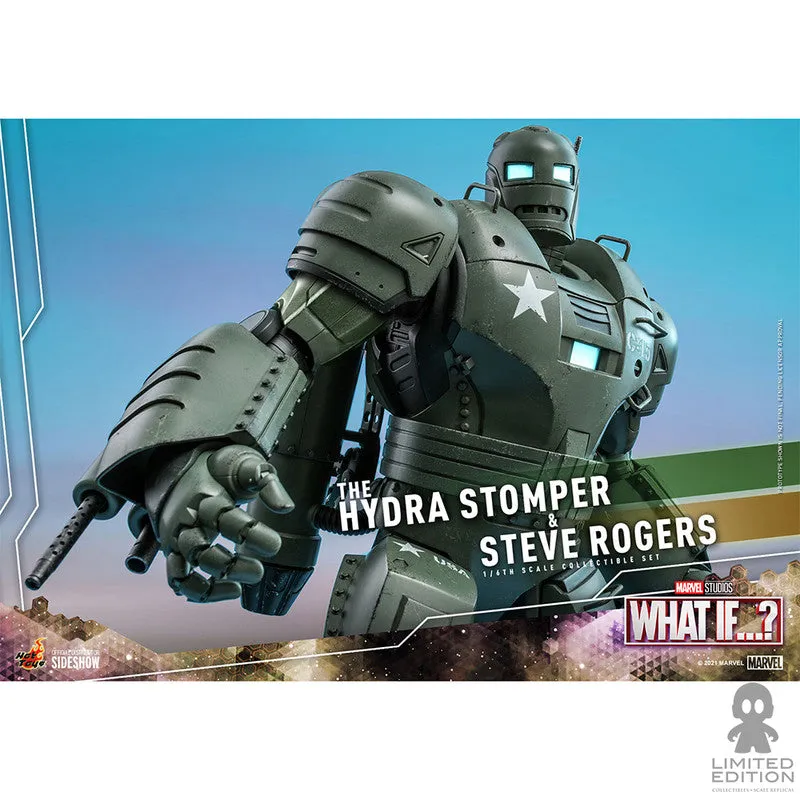 Hot Toys Figura Articulada The Hydra Stomper & Steve Rogers Escala 1:6 What If…? By Marvel - Limited Edition