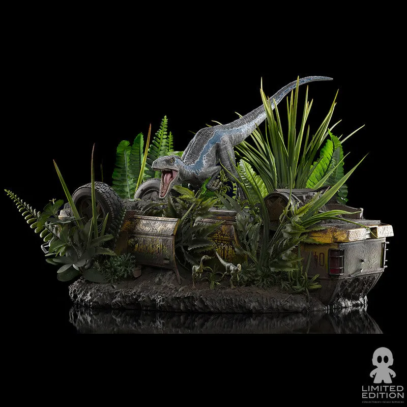 Iron Studios Estatua Blue Deluxe Escala 1:10 Jurassic World Fallen Kingdom