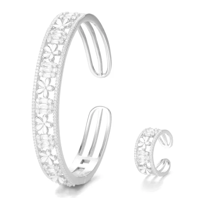 Korea Trendy Bangle Ring Set Jewelry Set For Women