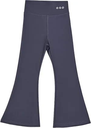 Moonker Teen Girls Baggy Bell-Bottom Pants Loose Wide Leg Elastic High Waist Flared Trousers Solid Comfy Big