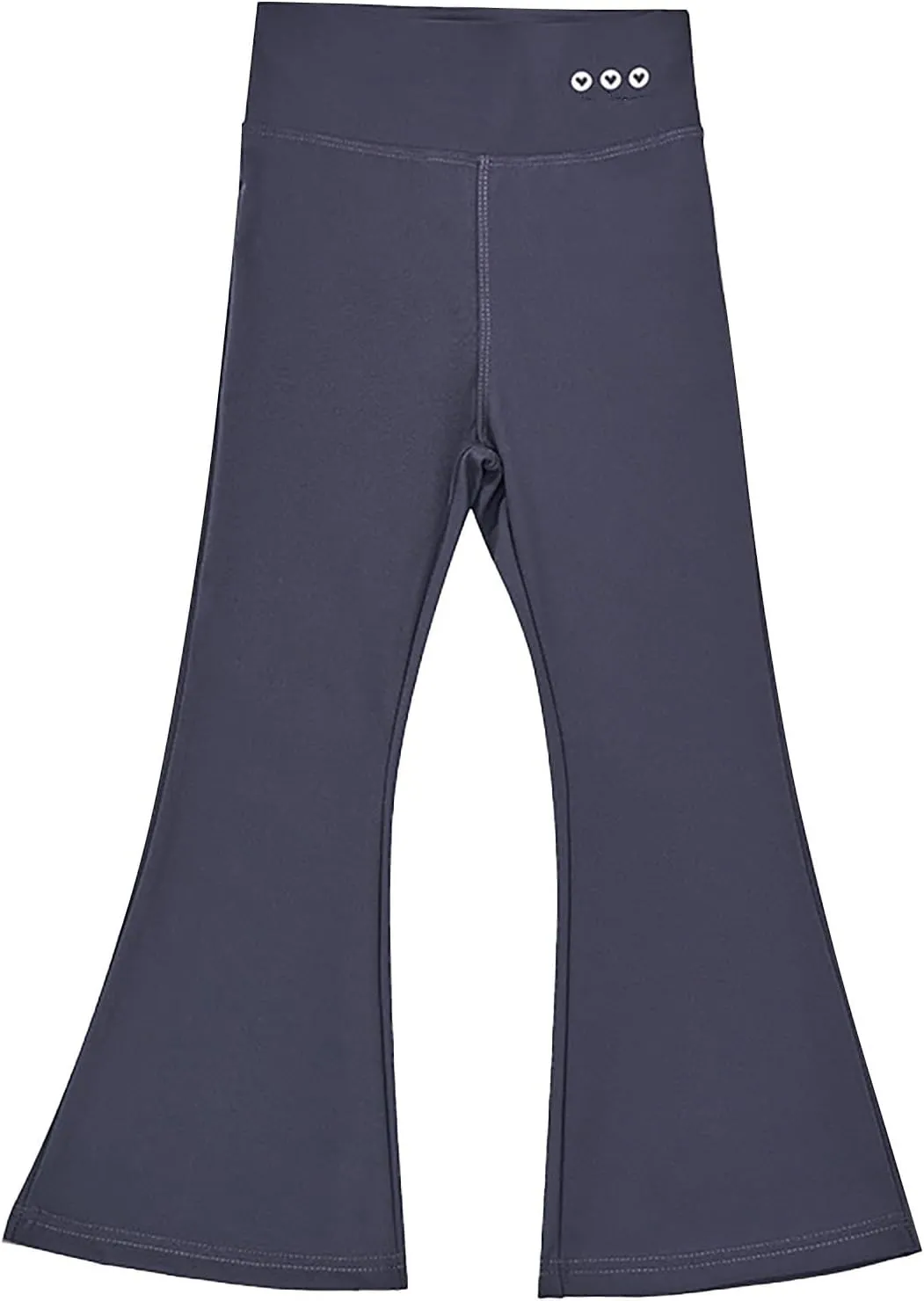 Moonker Teen Girls Baggy Bell-Bottom Pants Loose Wide Leg Elastic High Waist Flared Trousers Solid Comfy Big