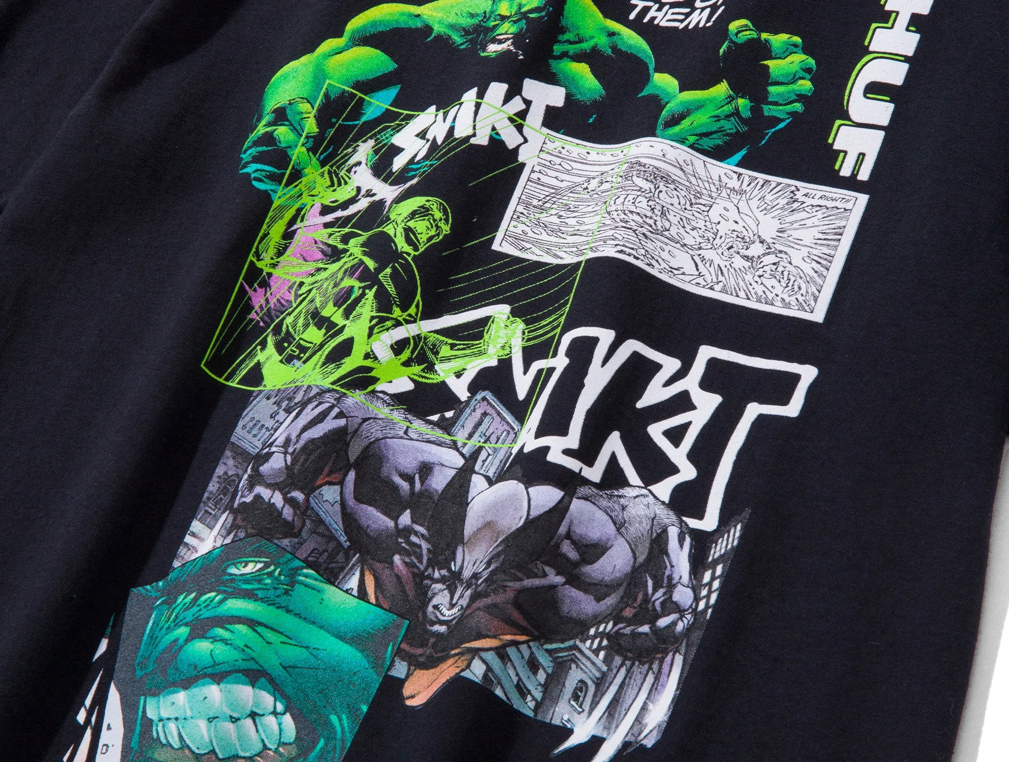 Polera Huf Marvel Smash Up Hombre Negro
