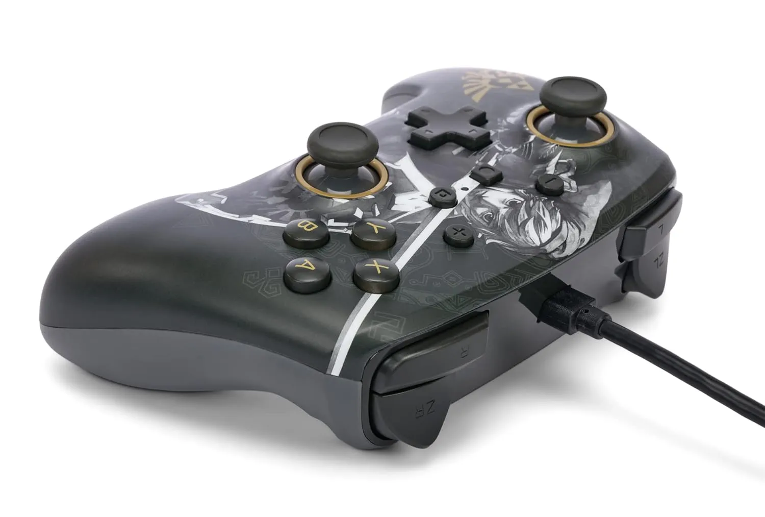 PowerA Enhanced Wired Controller for Nintendo Switch - Battle-Ready Link, Gamepad, Game Controller, Officially Licensed by Nintendo, 2-Year Warranty