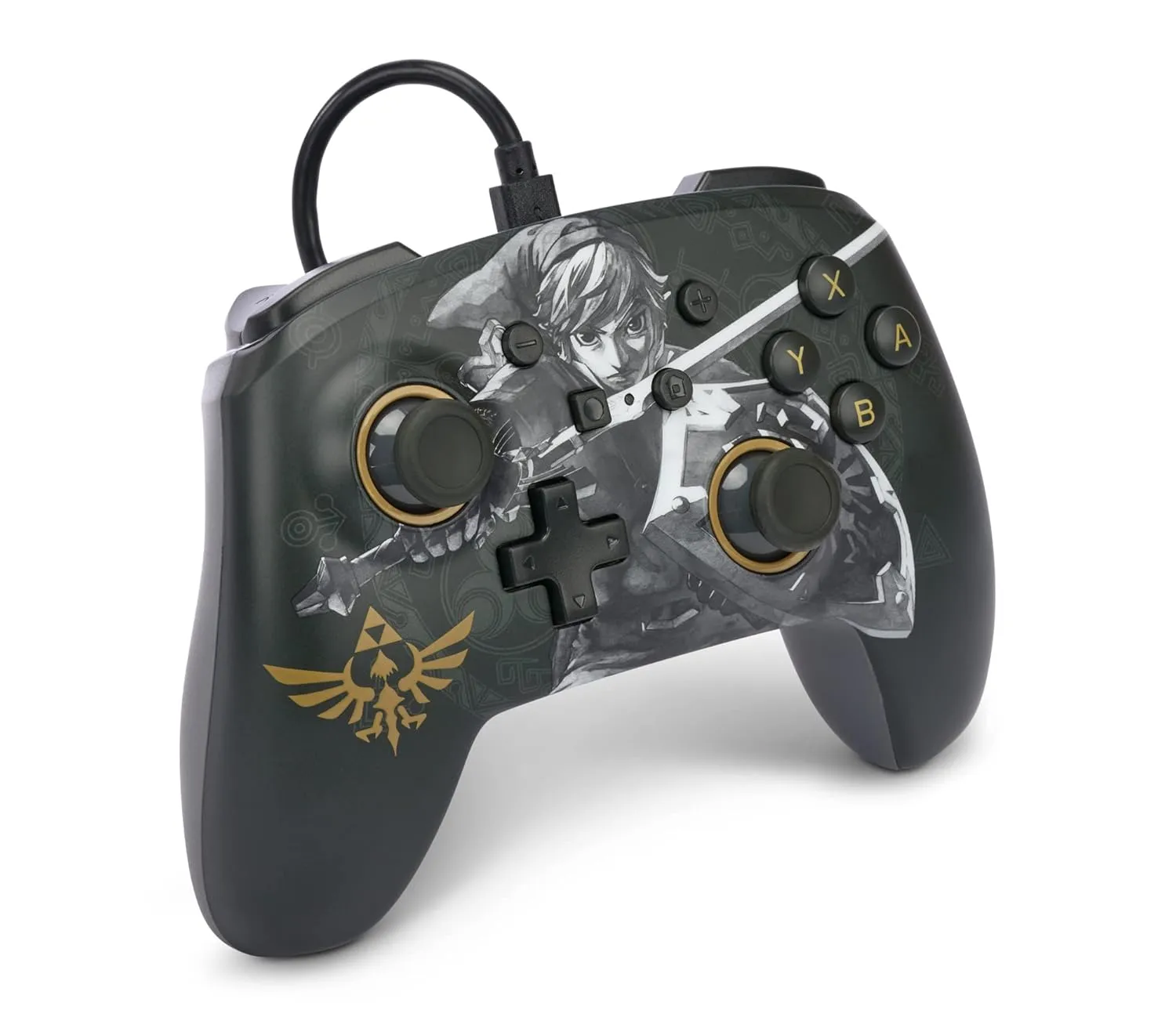 PowerA Enhanced Wired Controller for Nintendo Switch - Battle-Ready Link, Gamepad, Game Controller, Officially Licensed by Nintendo, 2-Year Warranty