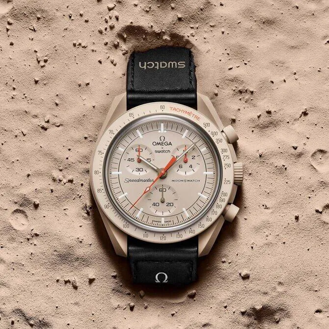 RELÓGIO SWATCH OMEGA MOONSWATCH MISSION TO SUN