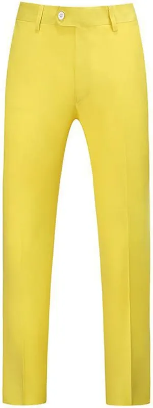 RTRDE Men's Pants Dress Pants Slim Fit Solid Color Skinny Trousers Casual Business Wedding Suit Pants, 31-40