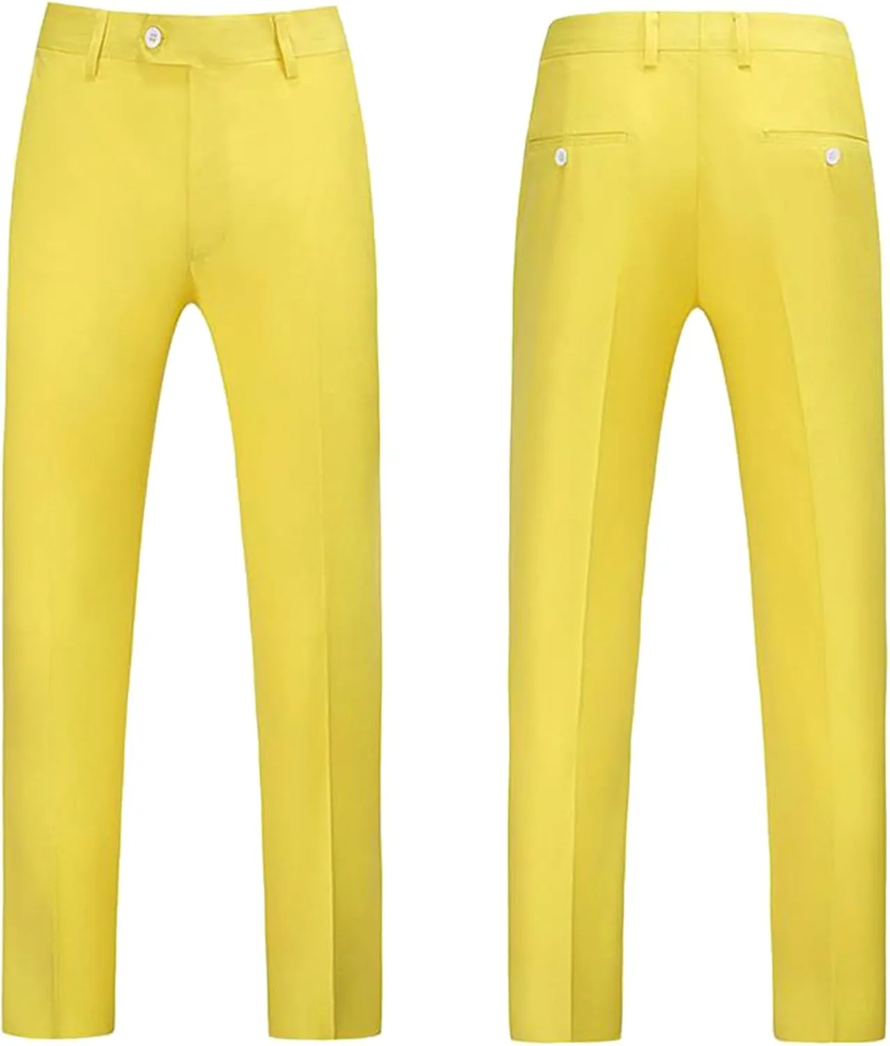 RTRDE Men's Pants Dress Pants Slim Fit Solid Color Skinny Trousers Casual Business Wedding Suit Pants, 31-40