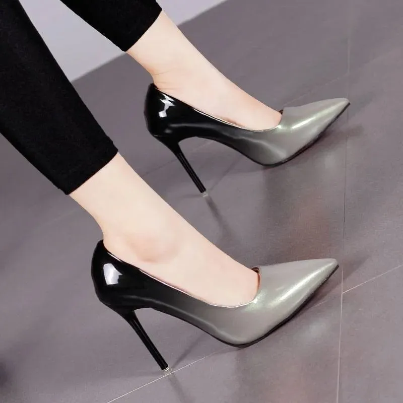 Sapato Feminino Salto Alto 7cm Gradiente