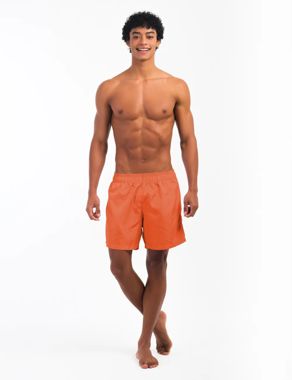 Short Sport Liso Laranja