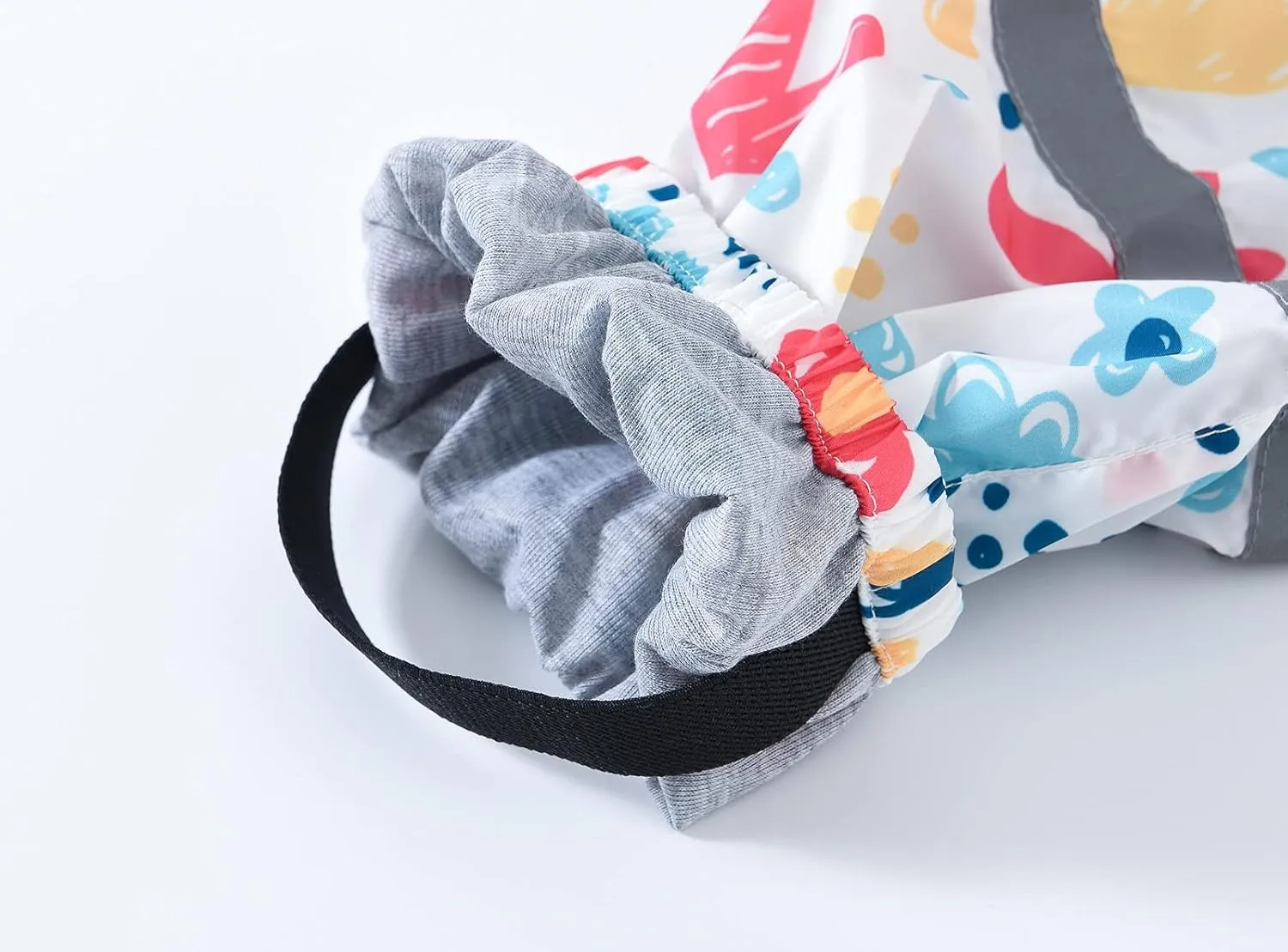 Toddler Baby Girls Baggy Sweatpants Loose Wide Leg Elastic Waist Windproof Trousers Rainbow Print Athletic Trendy Pants