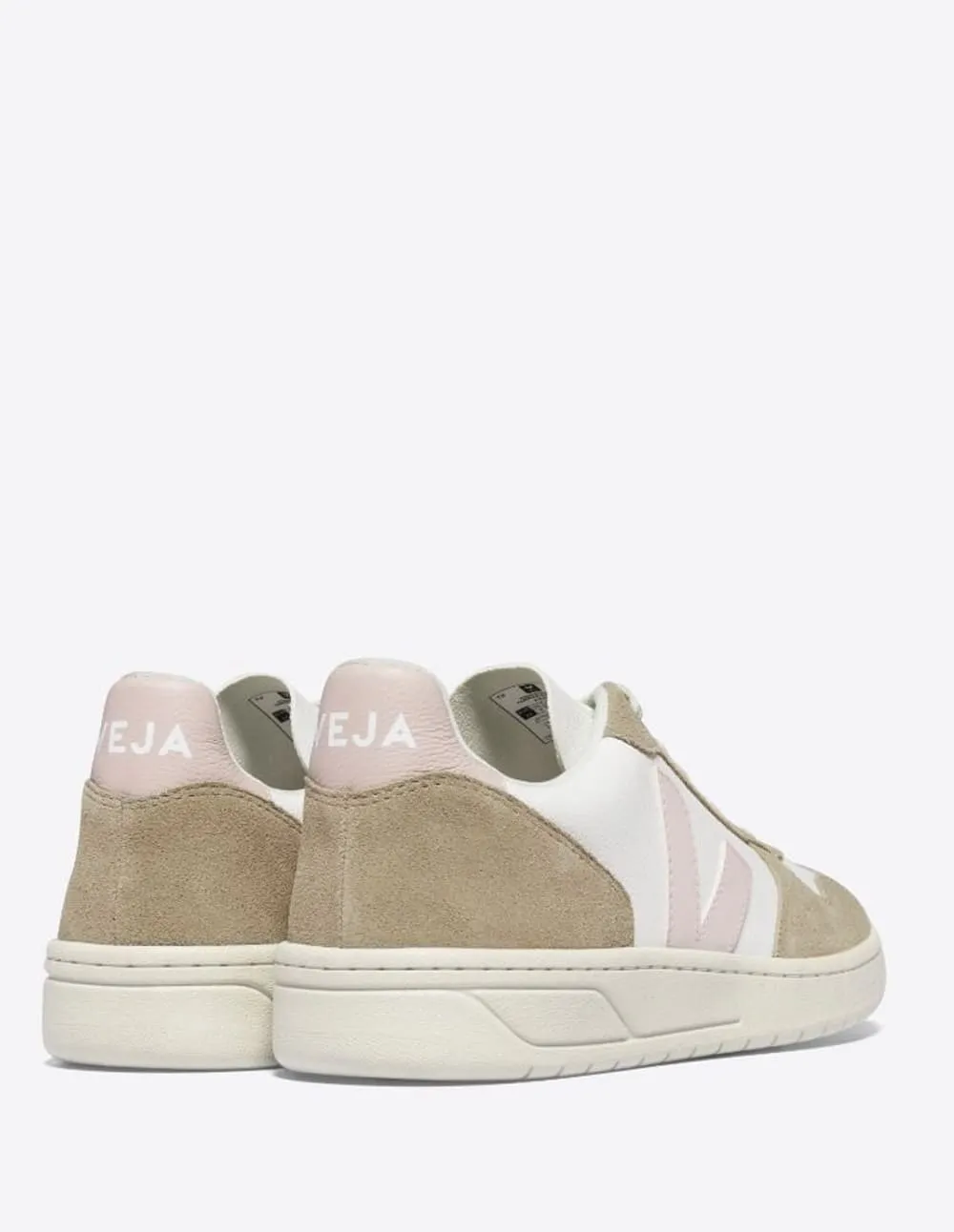Veja V-10 Chromefree Leather Blancas y Marrones Mujer