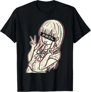 Waifu Anime Girl Aesthetic Manga Japanese Babe Otaku Gift T-Shirt