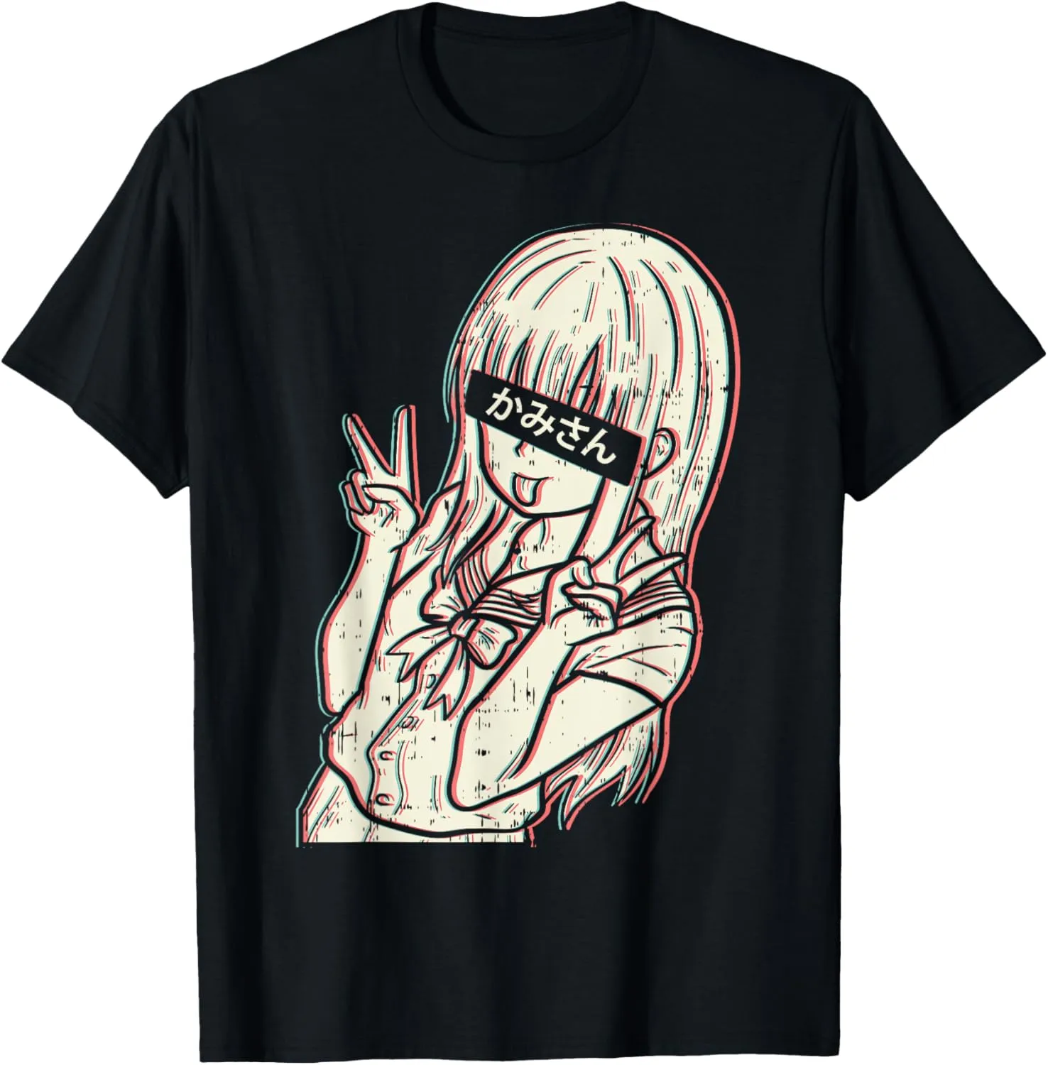 Waifu Anime Girl Aesthetic Manga Japanese Babe Otaku Gift T-Shirt