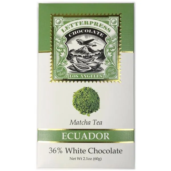 Wholesale - Matcha Tea, Camino Verde, 36% White Chocolate Case