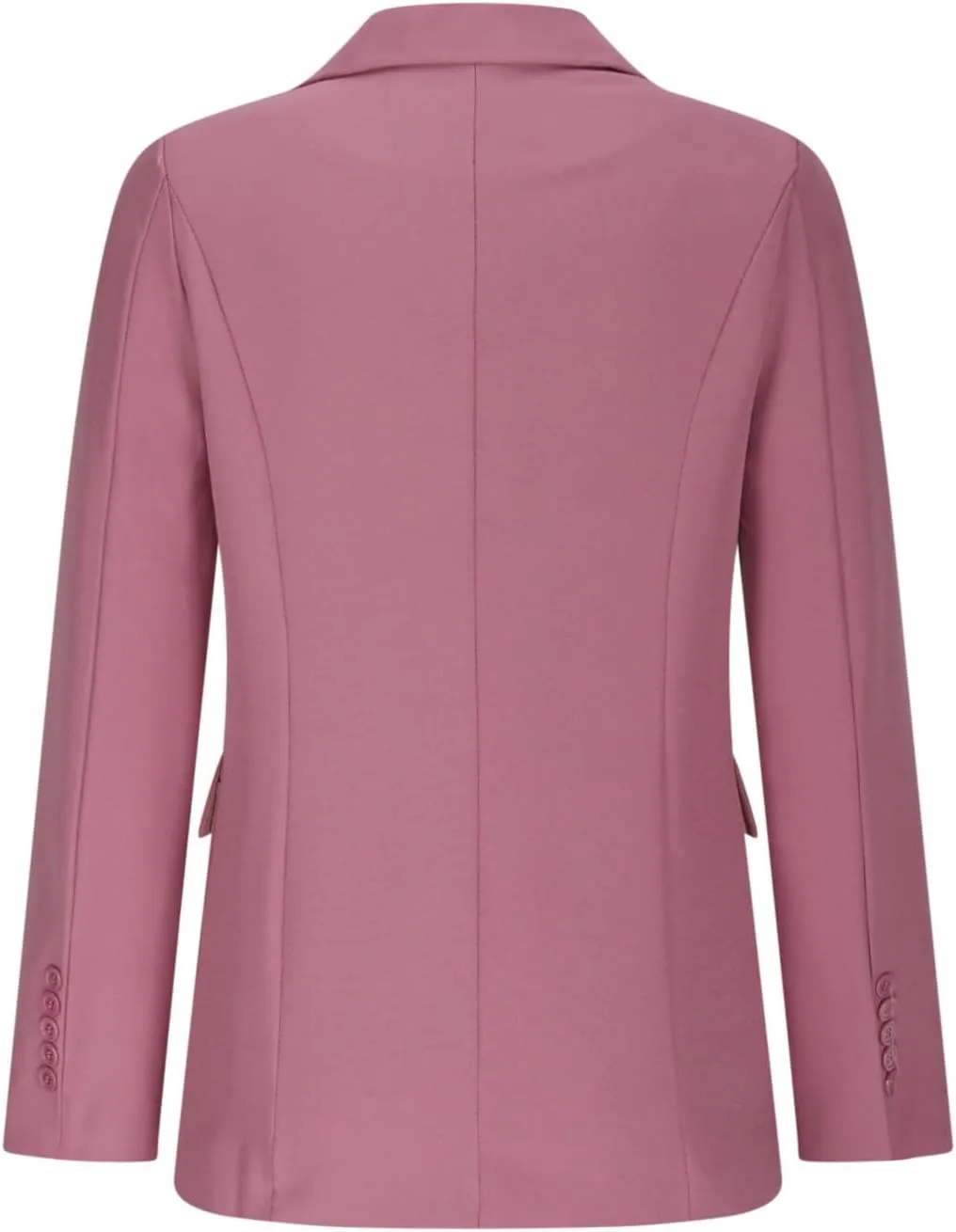 Women Business Casual Blazer with Lined,Professional Work Suit Jacket with PocketsLong Sleeve Button Open Front